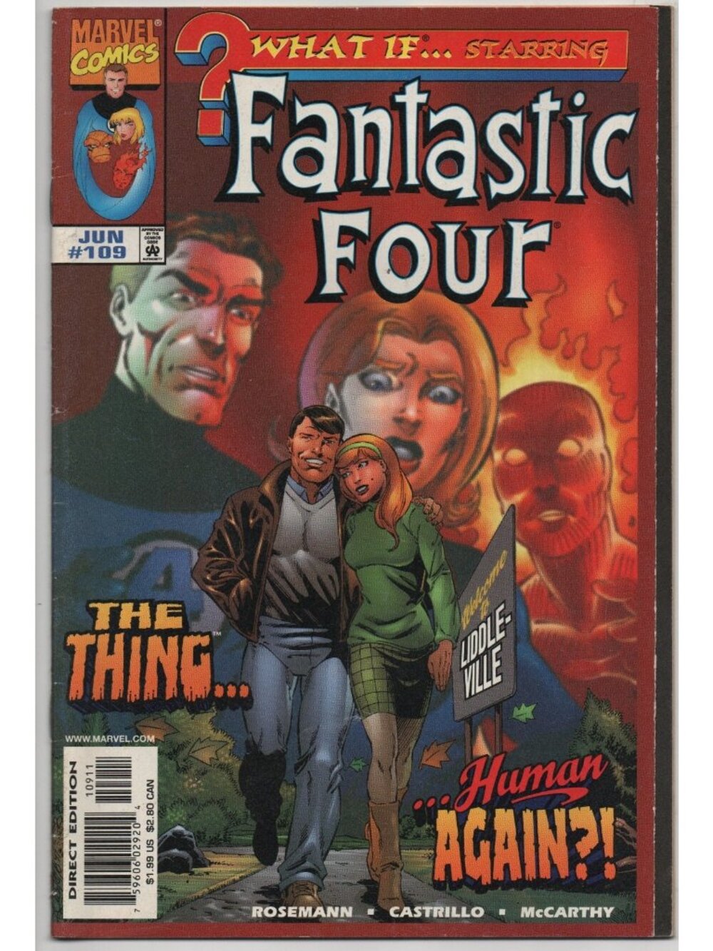 What If...? 109 Marvel Comics 1998 FN- 5.5 Fantastic Four Thing